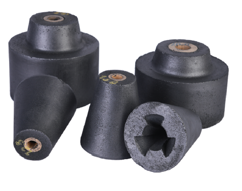 Tundish flow-control refractory system and nozzle components